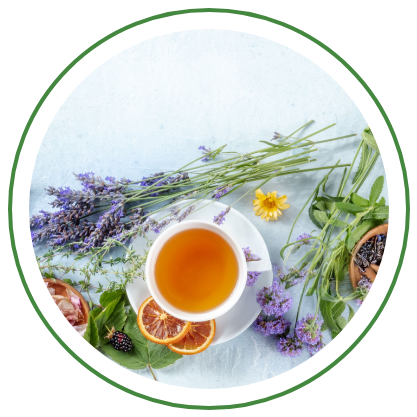 vista cenital de infusion